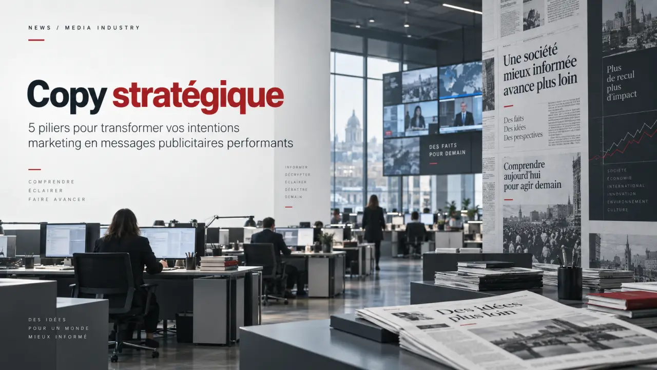 Copy stratégique : 5 piliers pour transformer vos intentions marketing en messages publicitaires performants