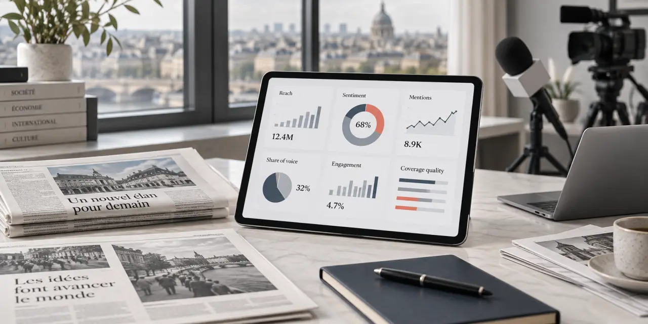 Analysez vos retombées presse avec 6 indicateurs pour mieux piloter vos campagnes RP