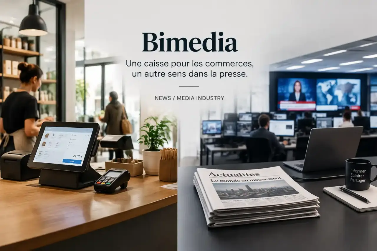 Bimedia : une caisse pour les commerces, un autre sens dans la presse
