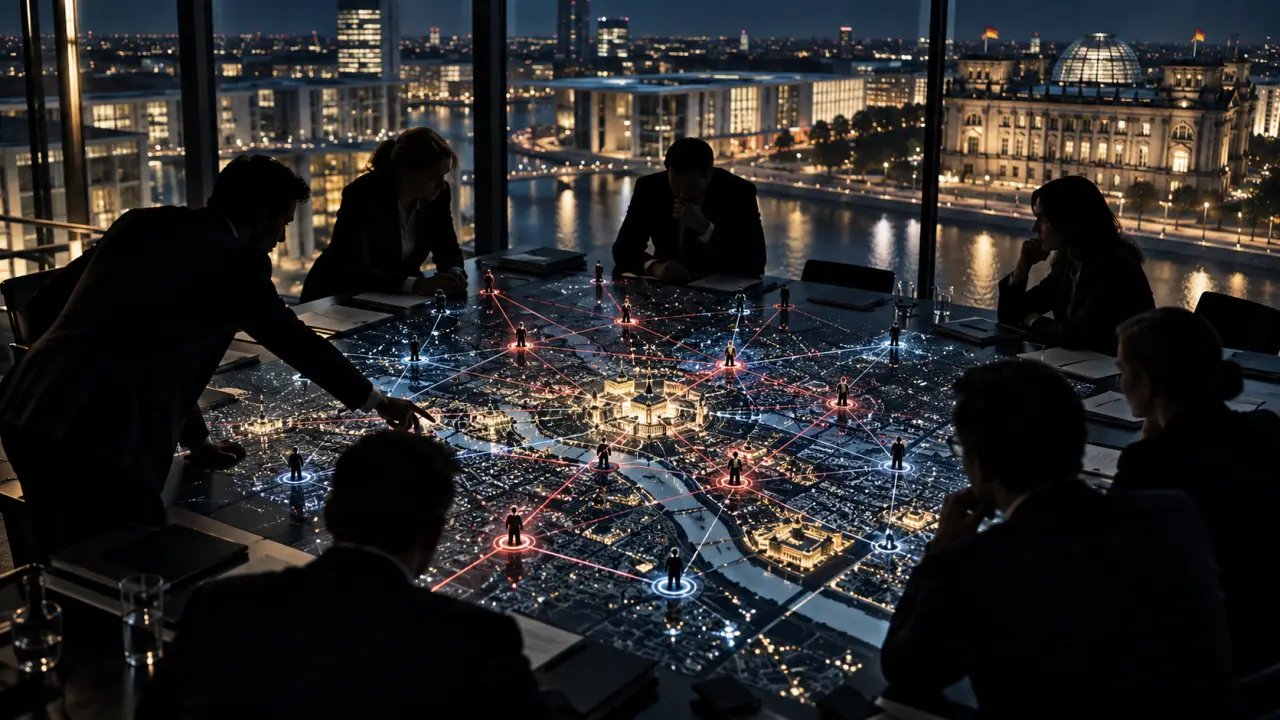 Visualisation cartographique des réseaux de lobbying et des institutions