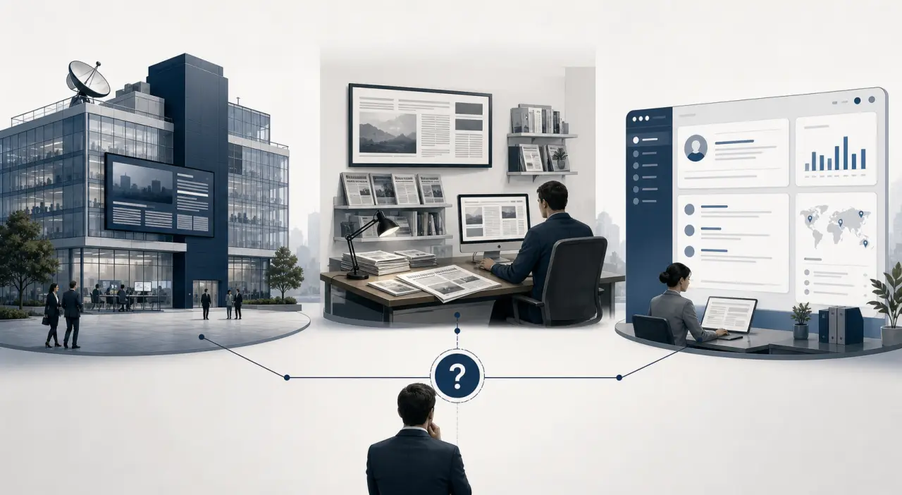 Entreprise presse : groupe, éditeur ou plateforme RP, comment choisir le bon interlocuteur ?