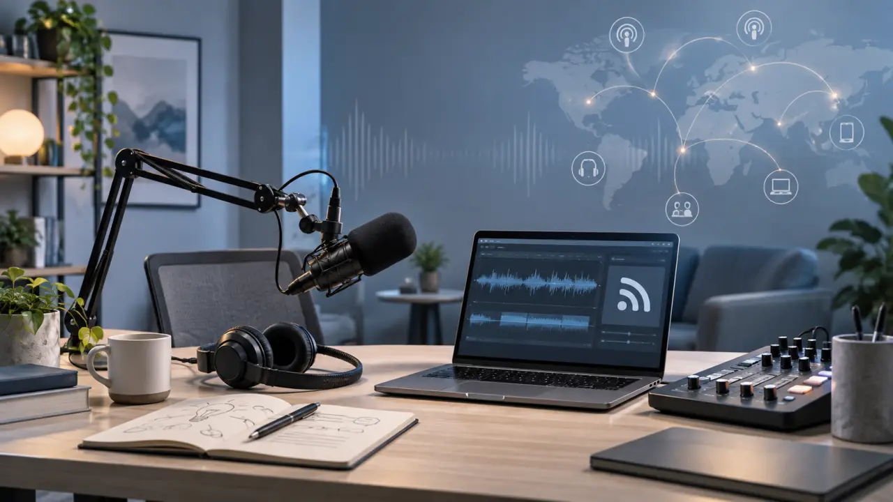 Créer un podcast, du premier sujet au flux RSS qui diffuse vos épisodes