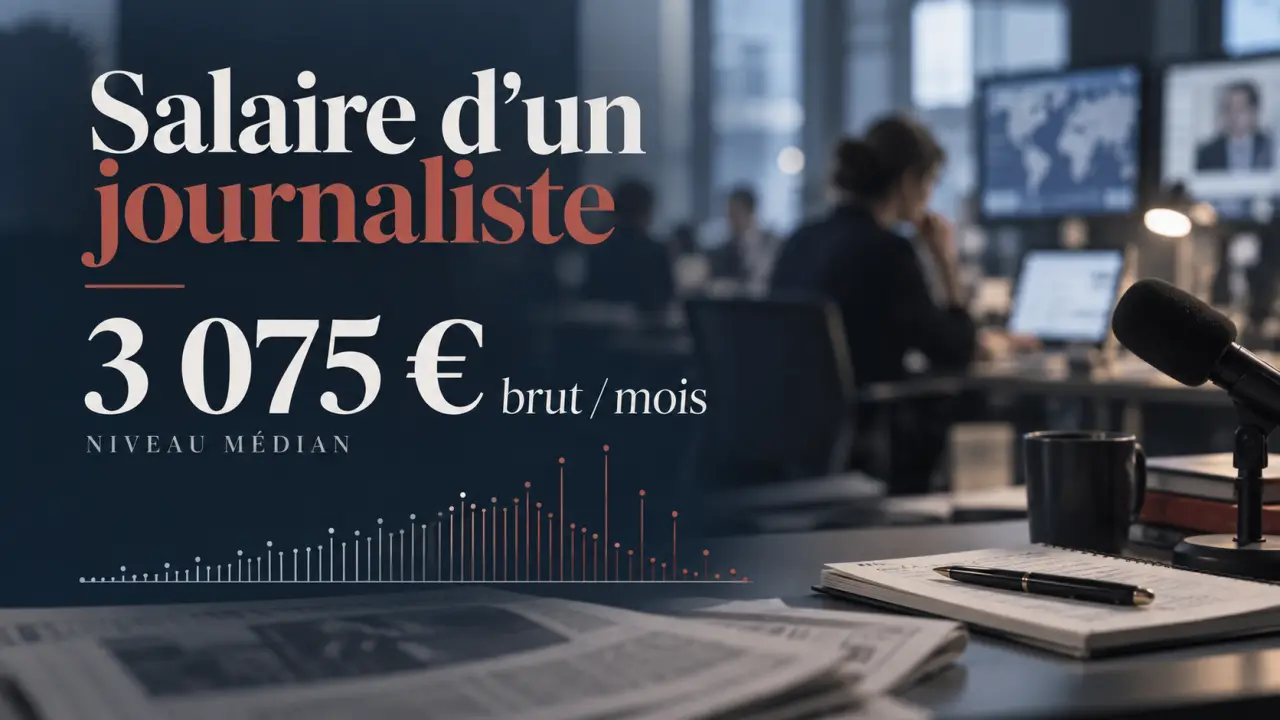 Salaire d’un journaliste : 3 075 € brut par mois au niveau médian, avec de forts écarts