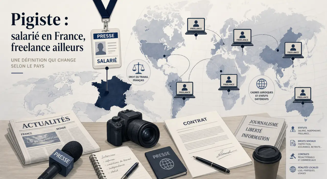 Pigiste : salarié en France, freelance ailleurs, une définition qui change selon le pays