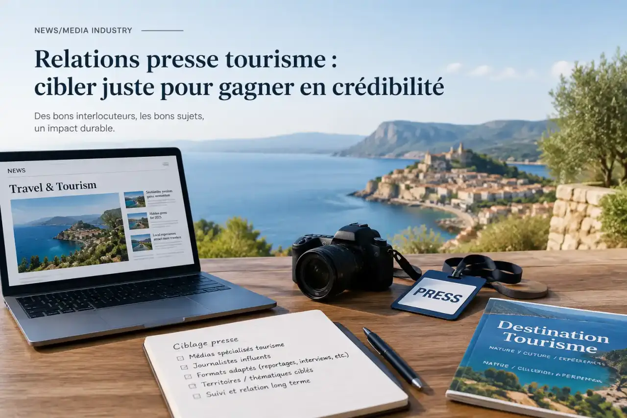 Relations presse tourisme : cibler juste pour gagner en crédibilité