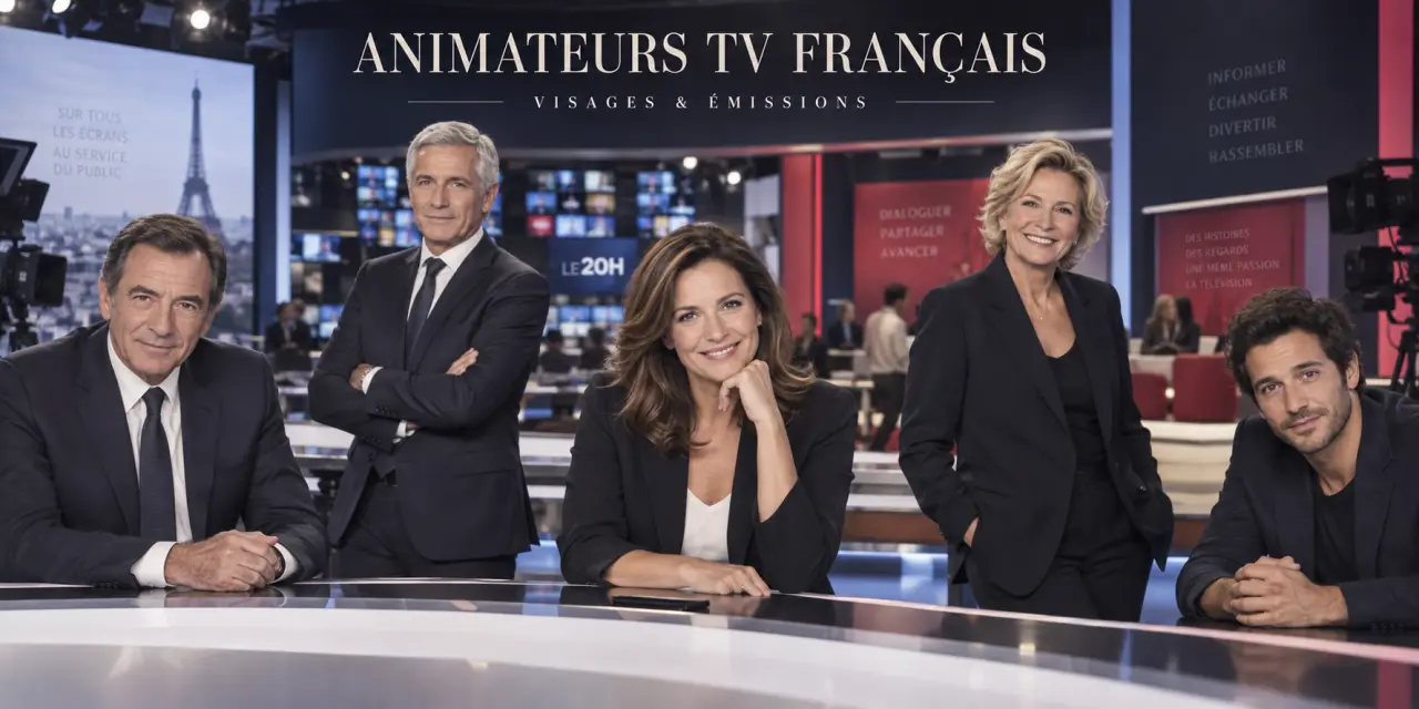 Animateurs TV français : les visages les plus connus et leurs émissions