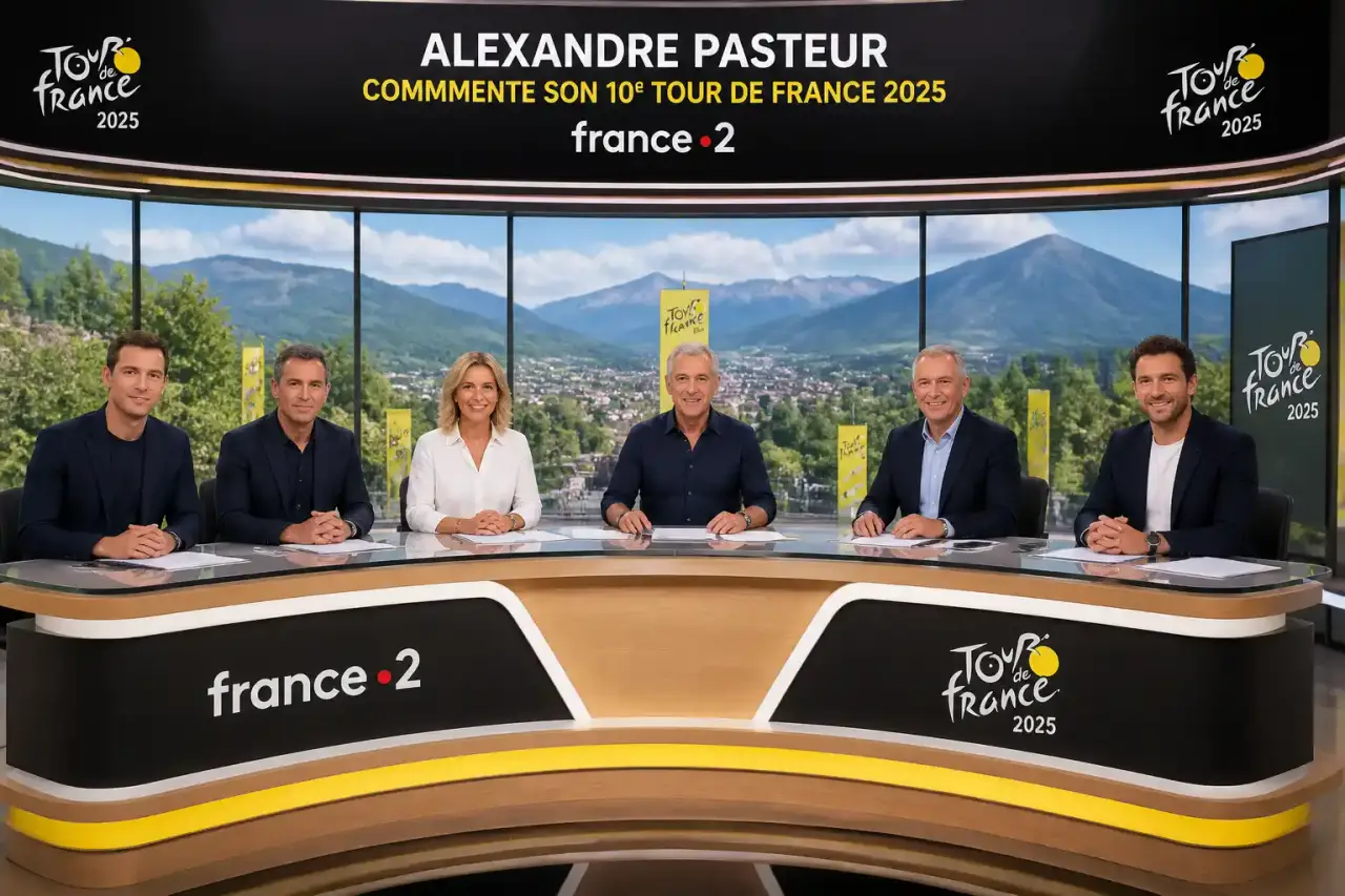 Alexandre Pasteur commente son 10ᵉ Tour de France 2025 : l'équipe complète de France 2
